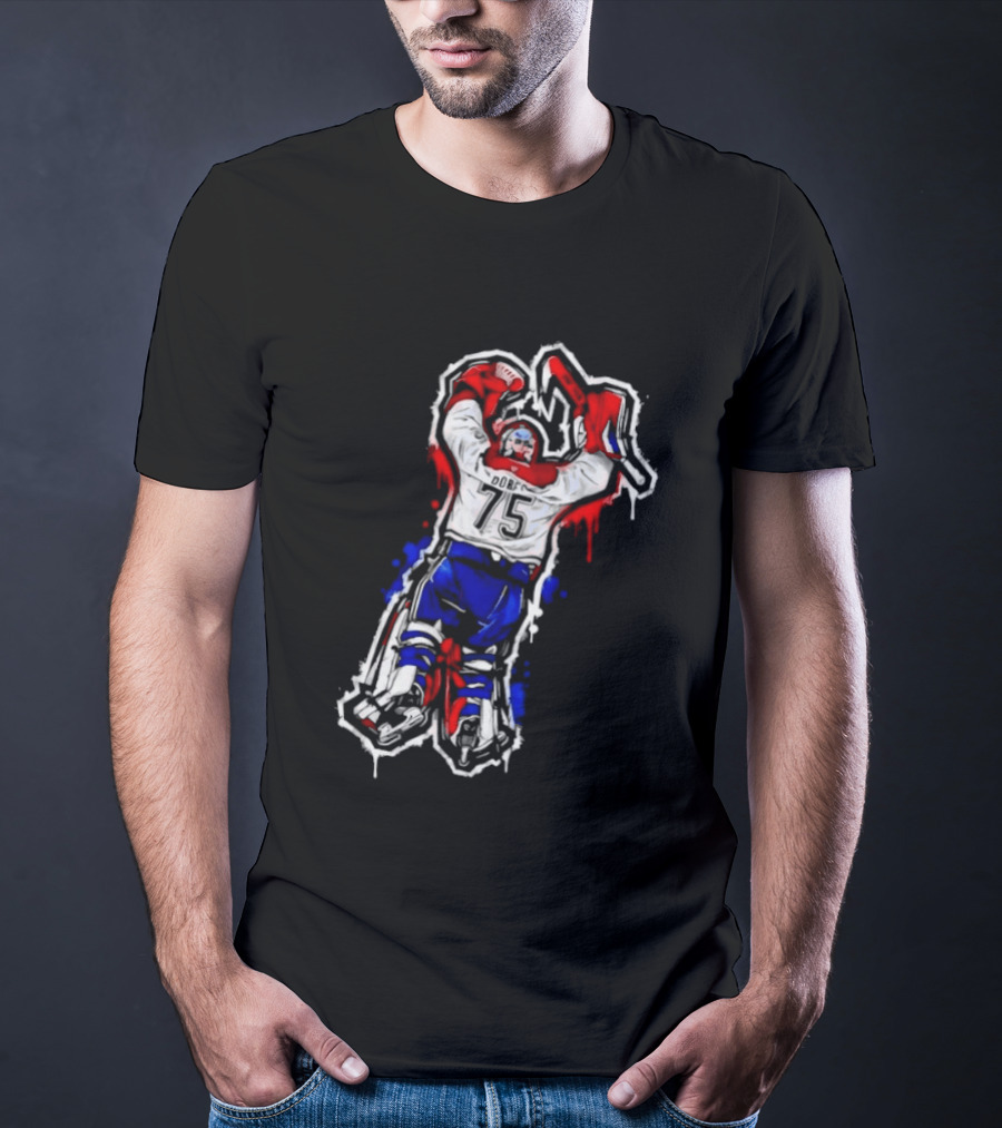 Laval Rocket Jakub Dobes Goalie 75 Hockey T-Shirt
