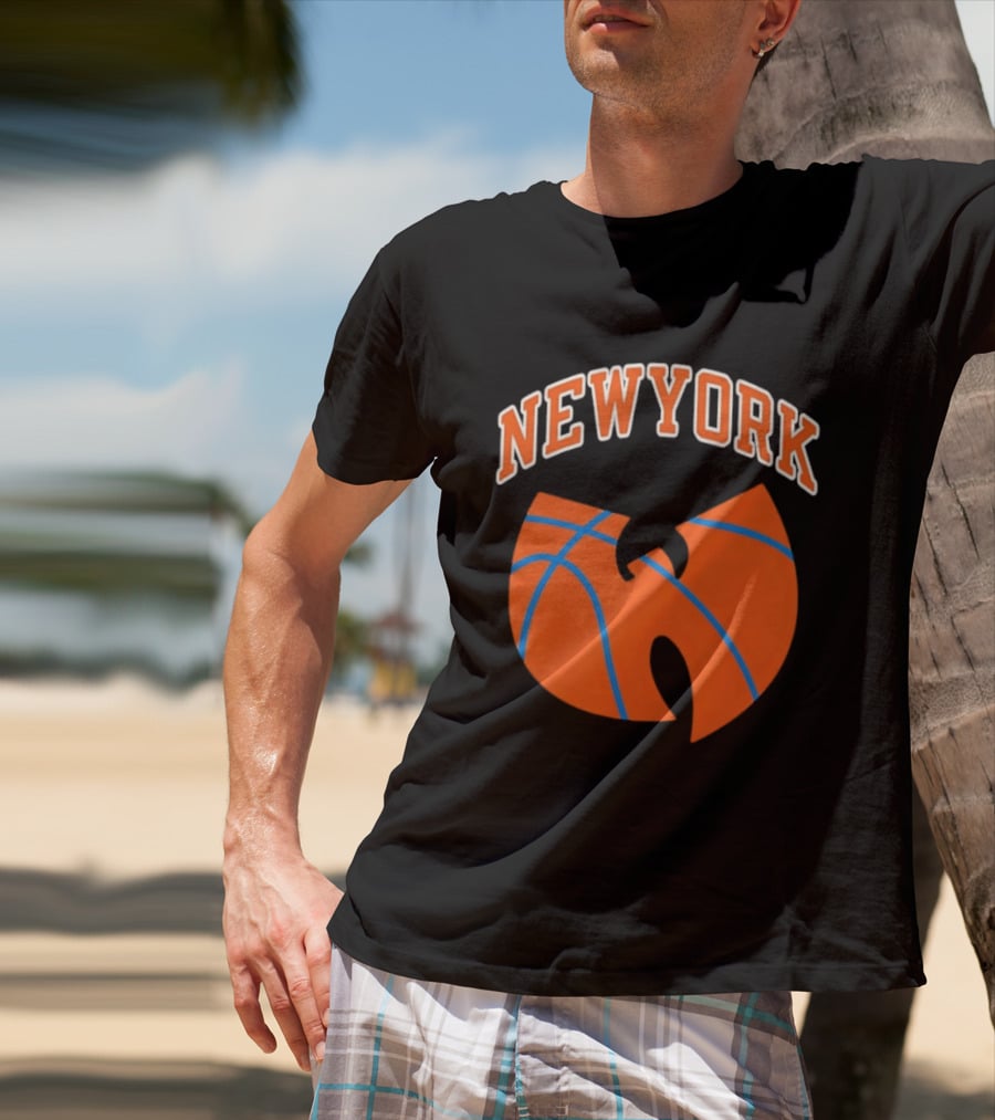 New York Basketball Wu Tang Clan Iconic Sports Fusion T-Shirt