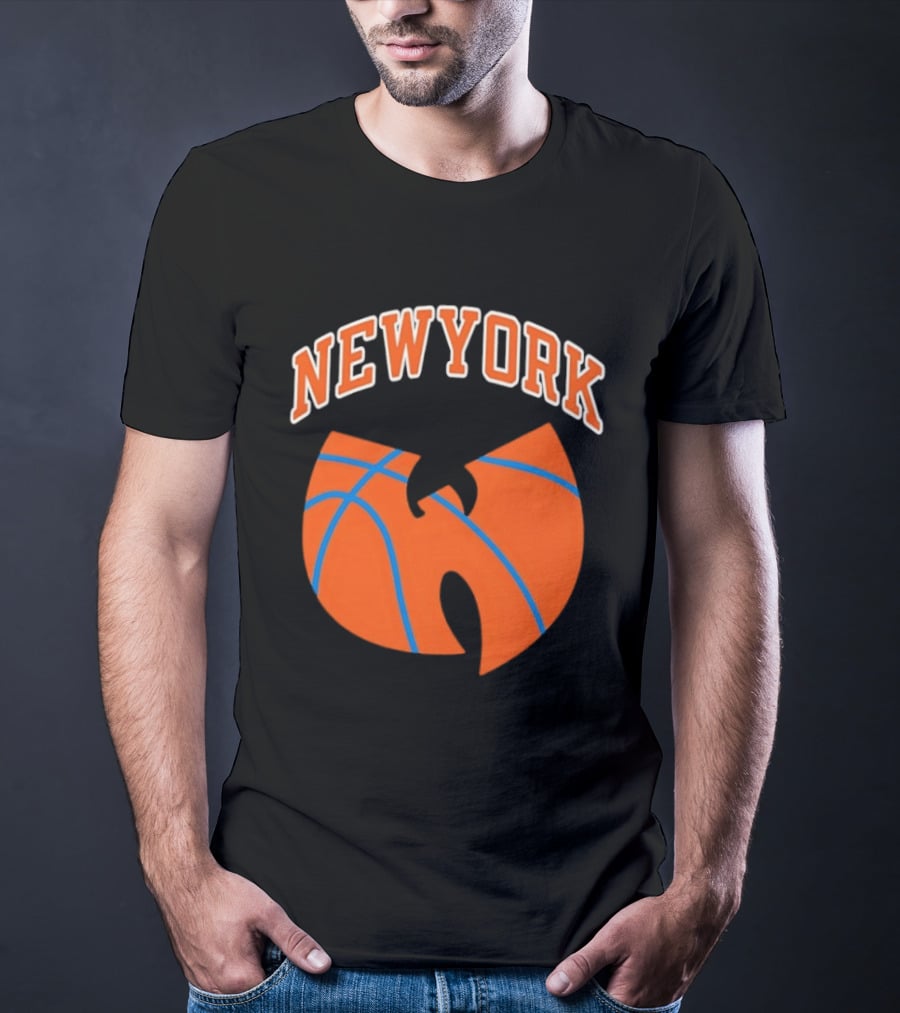 New York Basketball Wu Tang Clan Iconic Sports Fusion T-Shirt
