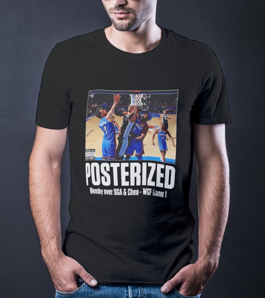 Ized Victor Wembanyama Chet Holmgren Shai Gilgeous Alexander NBA Game 1 2026 T-Shirt