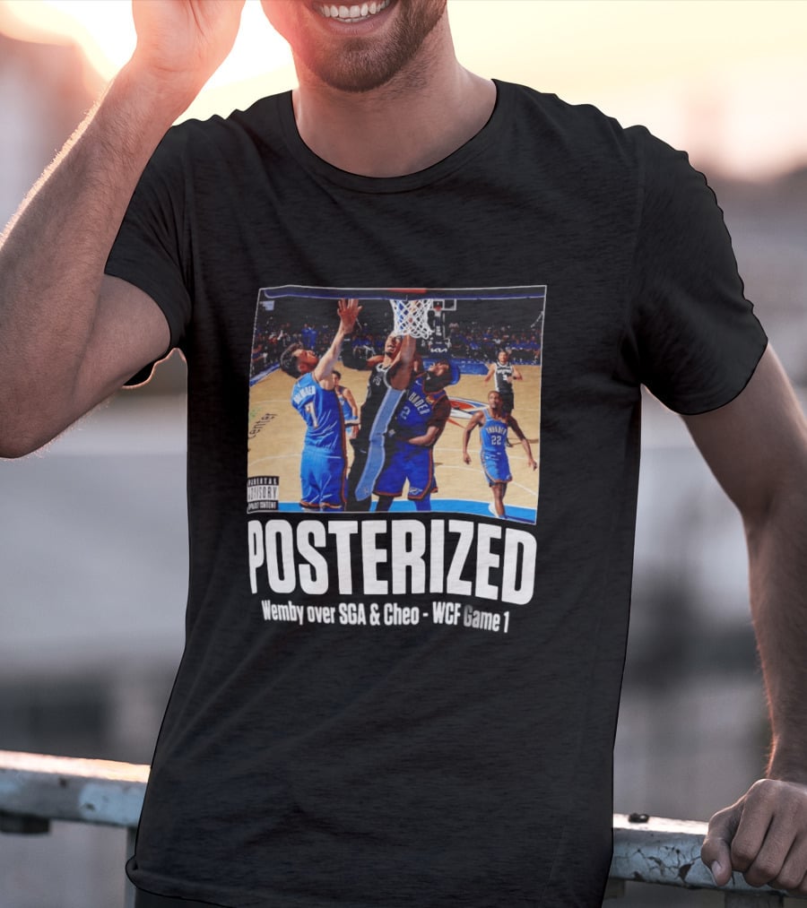 Ized Victor Wembanyama Chet Holmgren Shai Gilgeous Alexander NBA Game 1 2026 T-Shirt