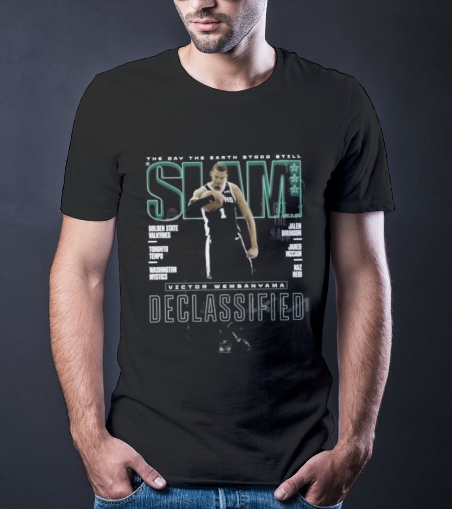 SLAM Victor Wembanyama Declassified The Day The Earth Stood Still T-Shirt