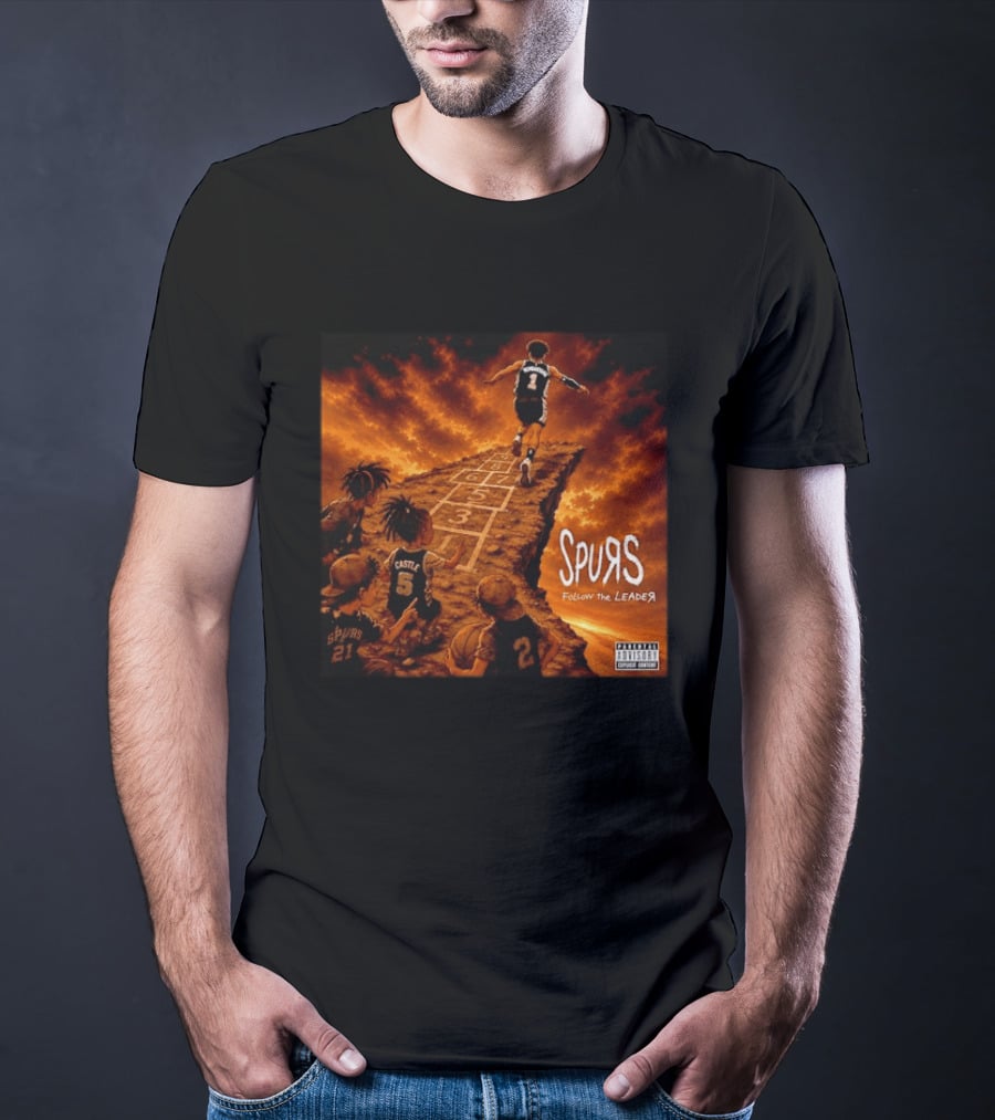 Victor Wembanyama Spurs Follow The Leader San Antonio NBA T-Shirt