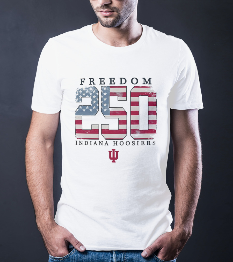 Indiana Hoosiers Freedom 250 Stars And Stripes Celebration T-Shirt