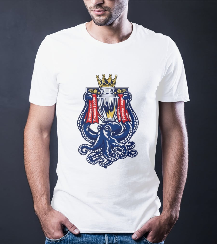 Octopus Holding Premier League Trophy Arsenal 2026 T-Shirt
