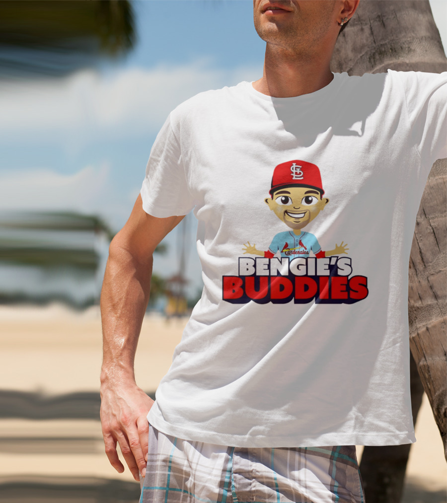 Bengie's Buddies St. Louis Cardinals Cardenales Caricature T-Shirt