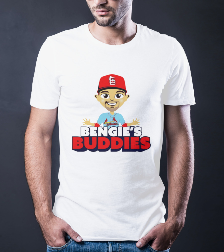 Bengie's Buddies St. Louis Cardinals Cardenales Caricature T-Shirt