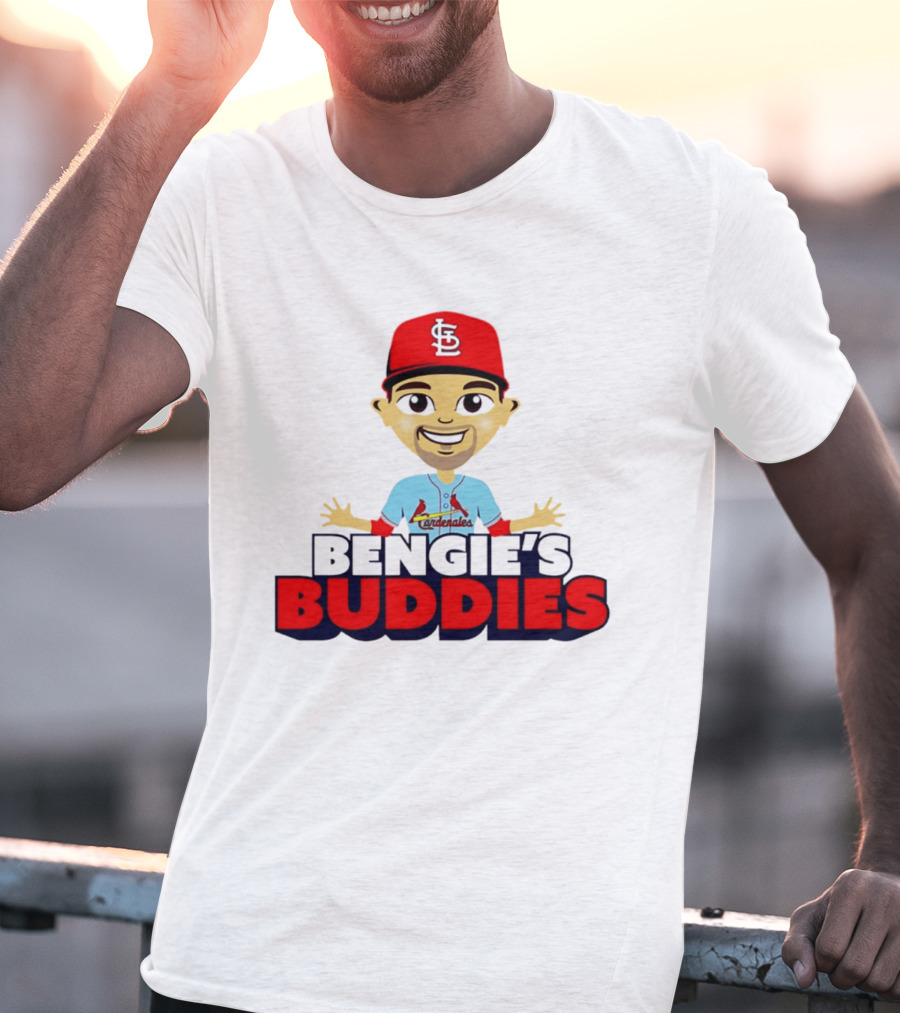 Bengie's Buddies St. Louis Cardinals Cardenales Caricature T-Shirt