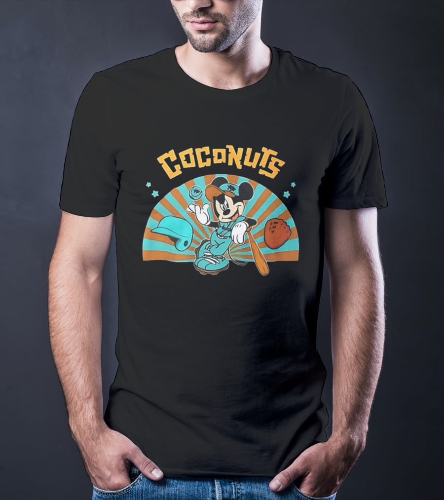 Coconuts Baseball Mickey Mouse Batting Gear 2026 T-Shirt