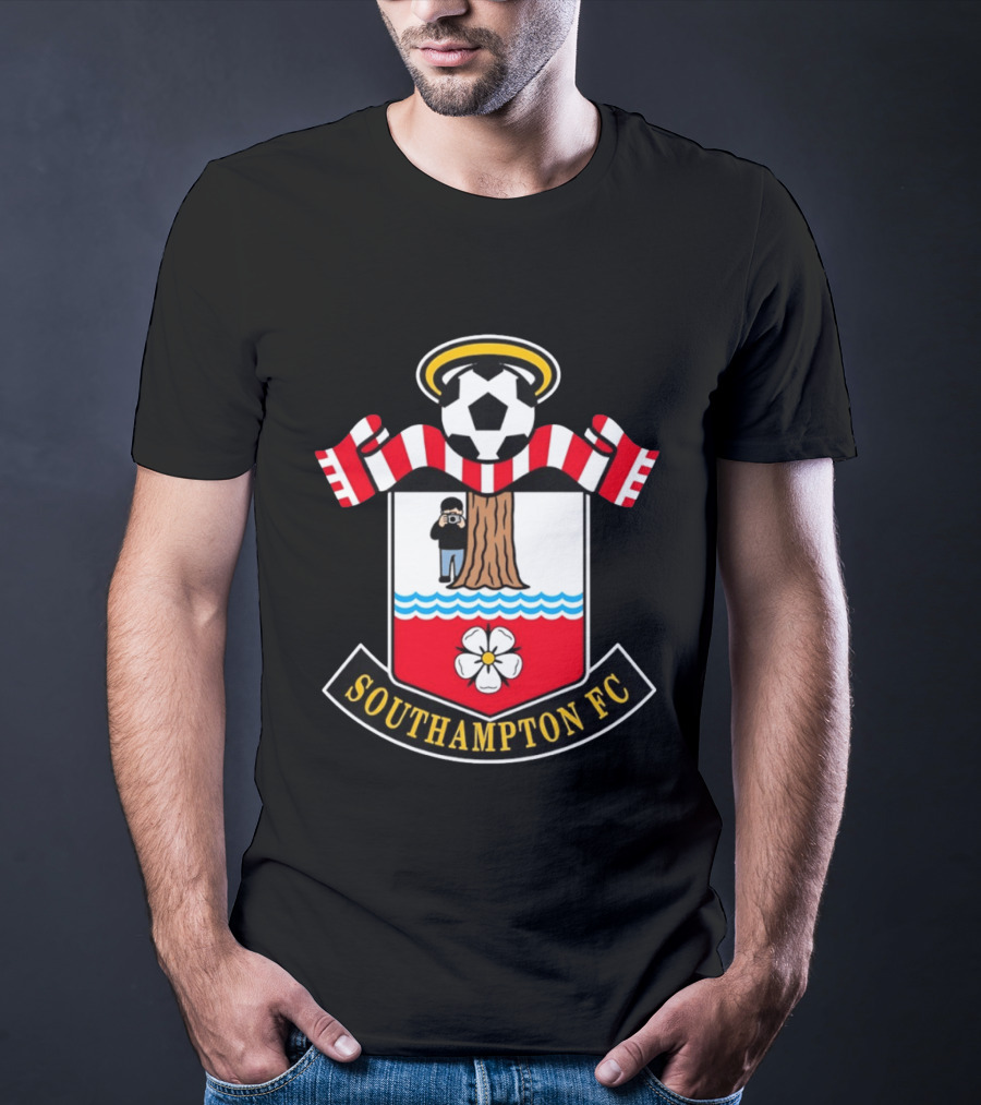 Southampton FC Crest Meme Tree Photographer Football T-Shirt