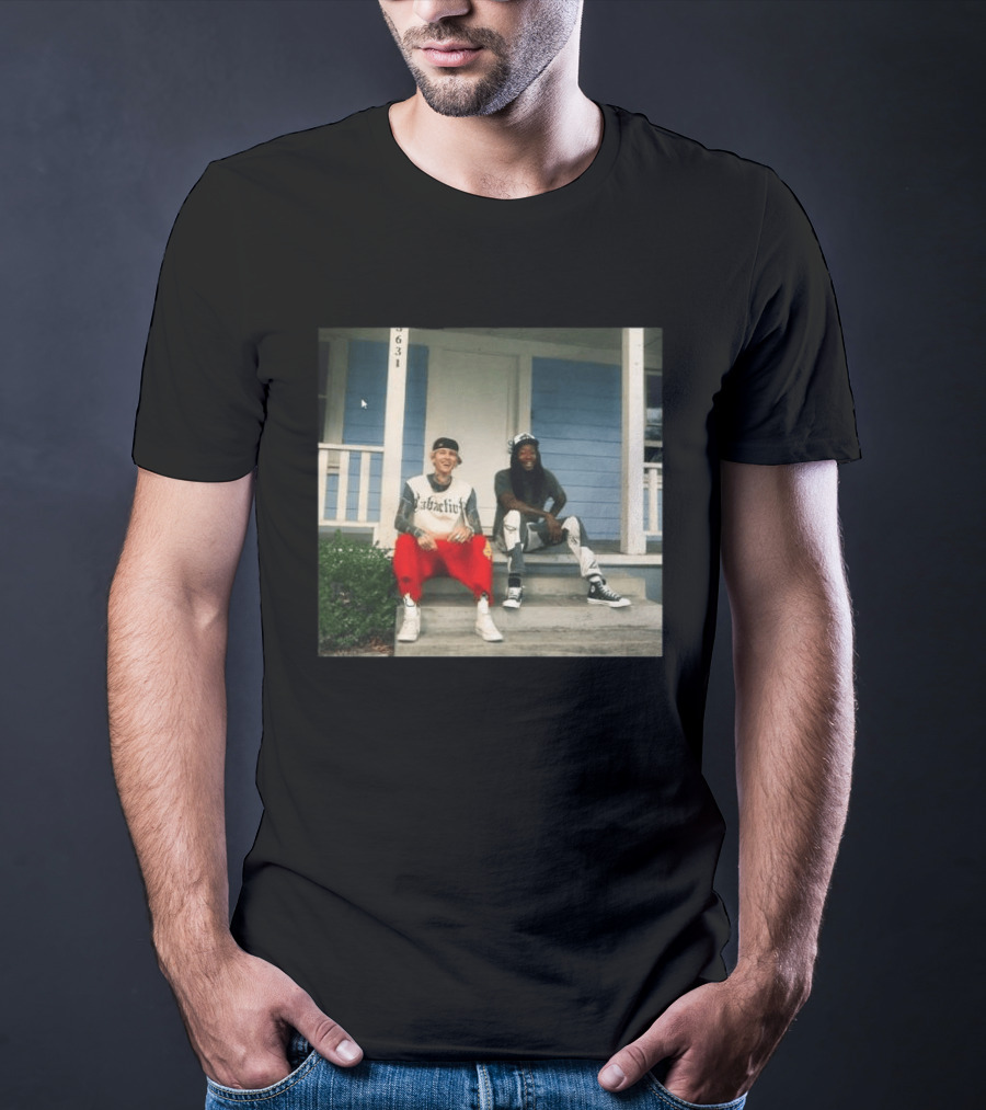 Machine Gun Kelly MGK X Wiz Khalifa Blog Era Boyz Mixtape Cover 3631 T-Shirt