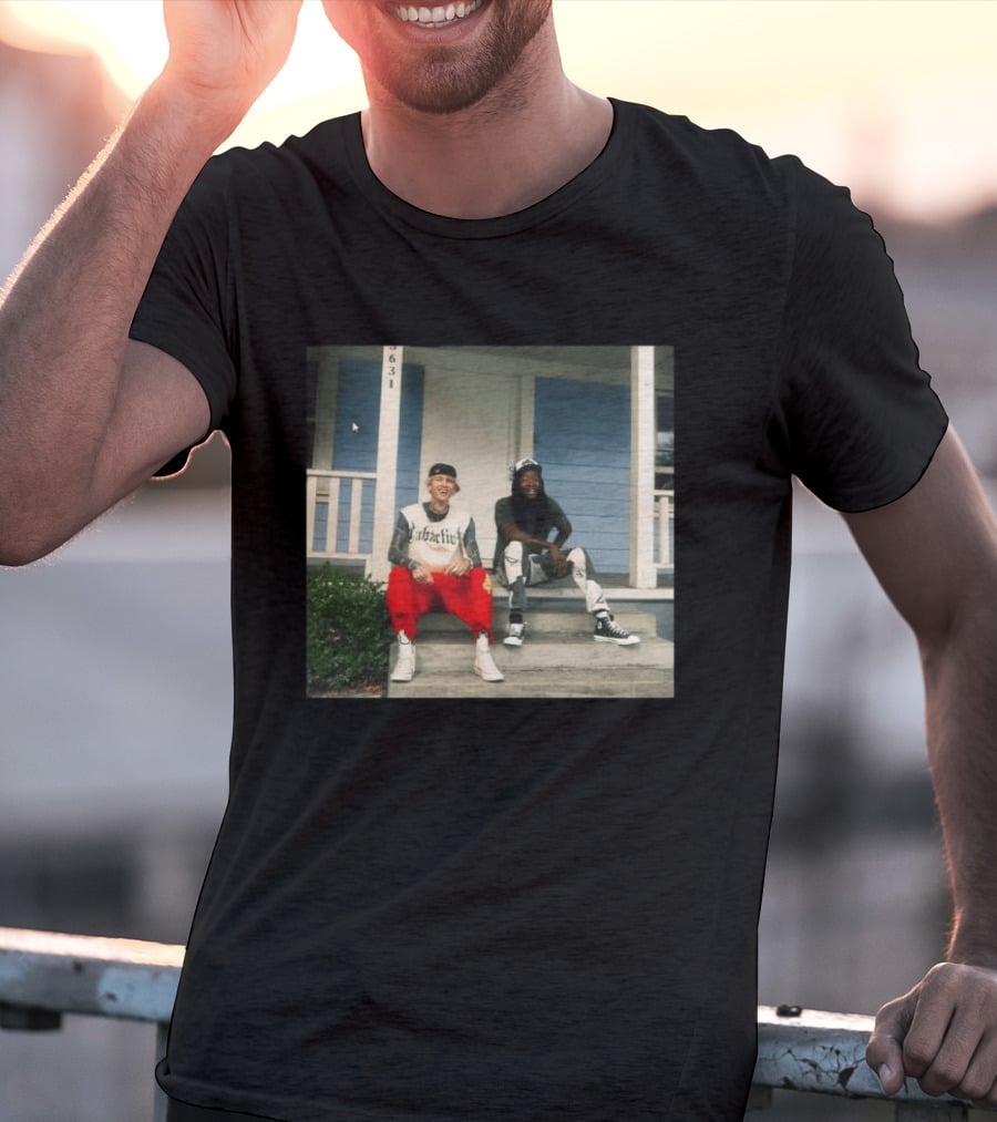Machine Gun Kelly MGK X Wiz Khalifa Blog Era Boyz Mixtape Cover 3631 T-Shirt