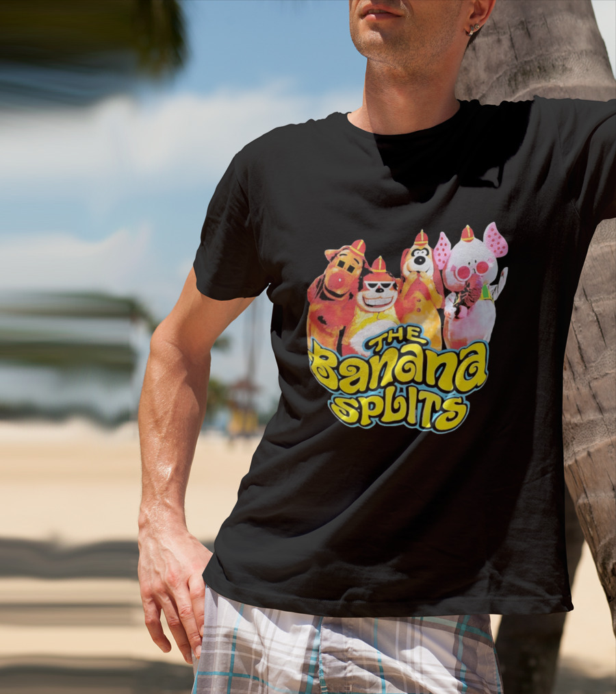 The Banana Splits Characters Hanna Barbera Retro Animation Series T-Shirt