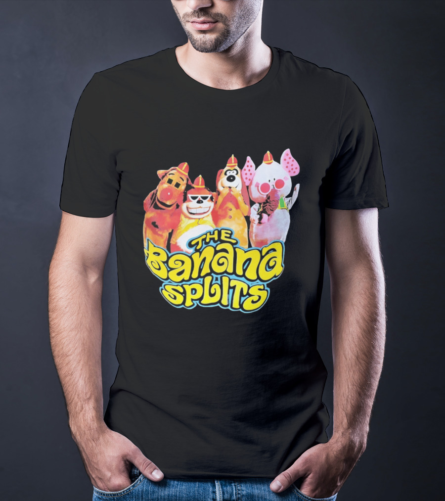 The Banana Splits Characters Hanna Barbera Retro Animation Series T-Shirt