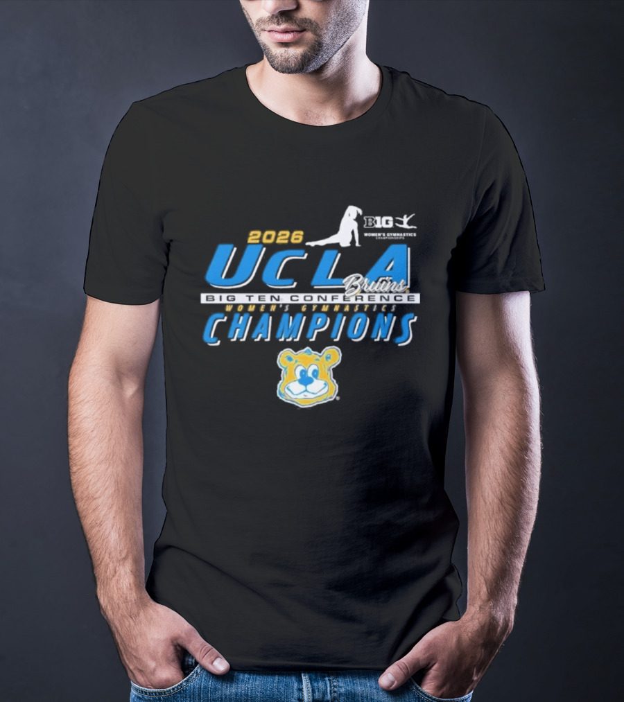 2023 UCLA Bruins Gymnastics Women's Big Ten Champions T-Shirt