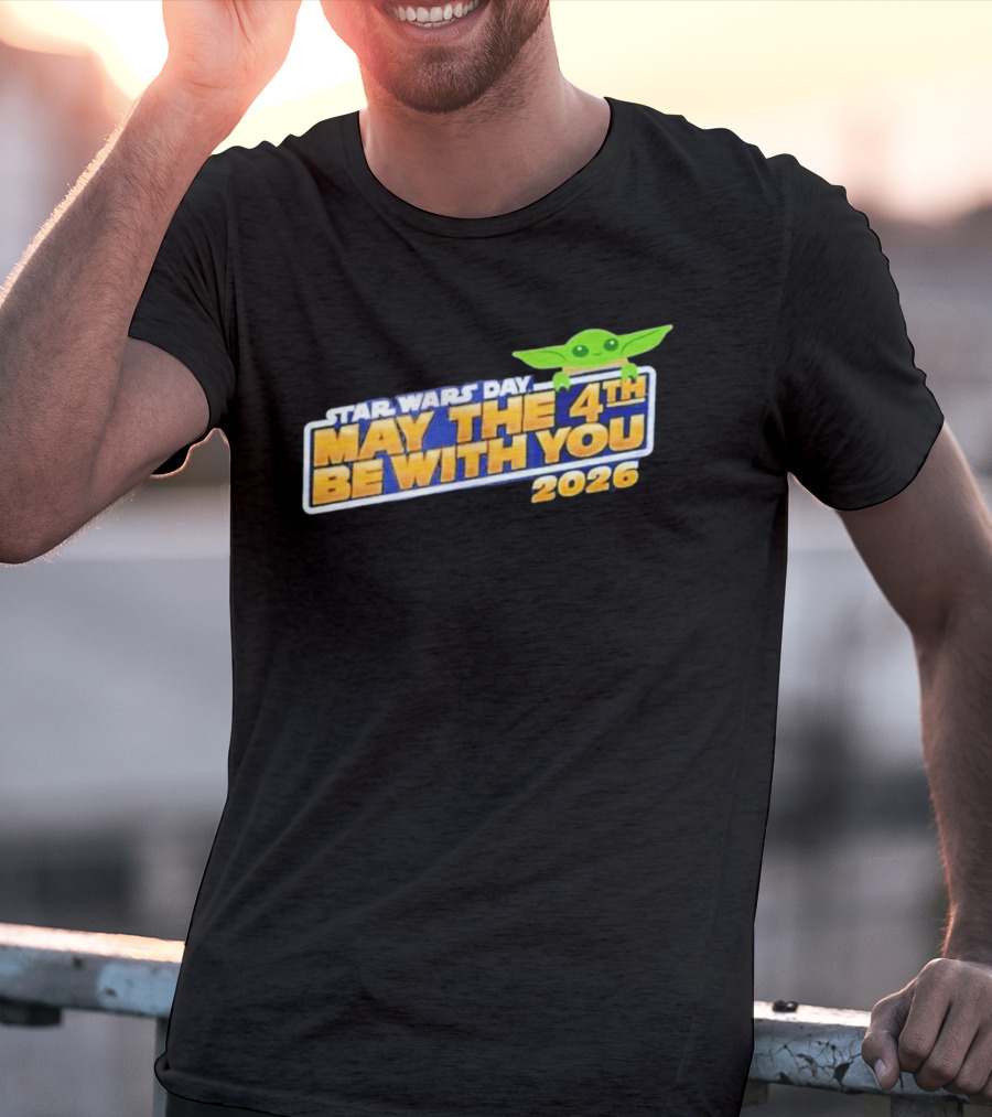 Star Wars Day May The 4th Be With You 2026 Funny With Green T-Shirt