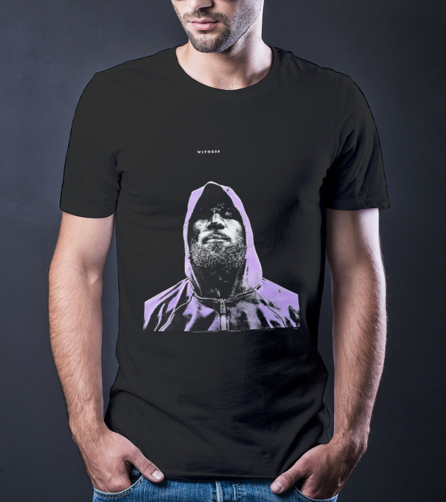 Witness LeBron James Style Purple T-Shirt