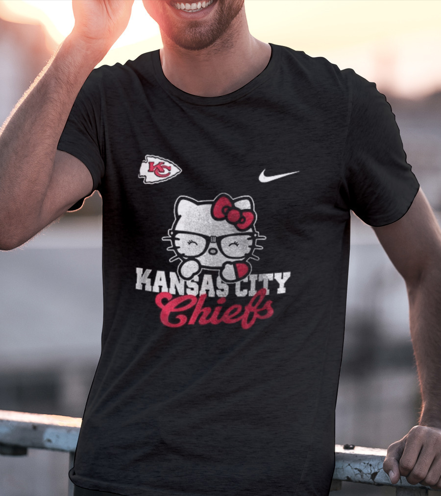 Kansas City Chiefs Hello Kitty Nike Collaboration T-Shirt