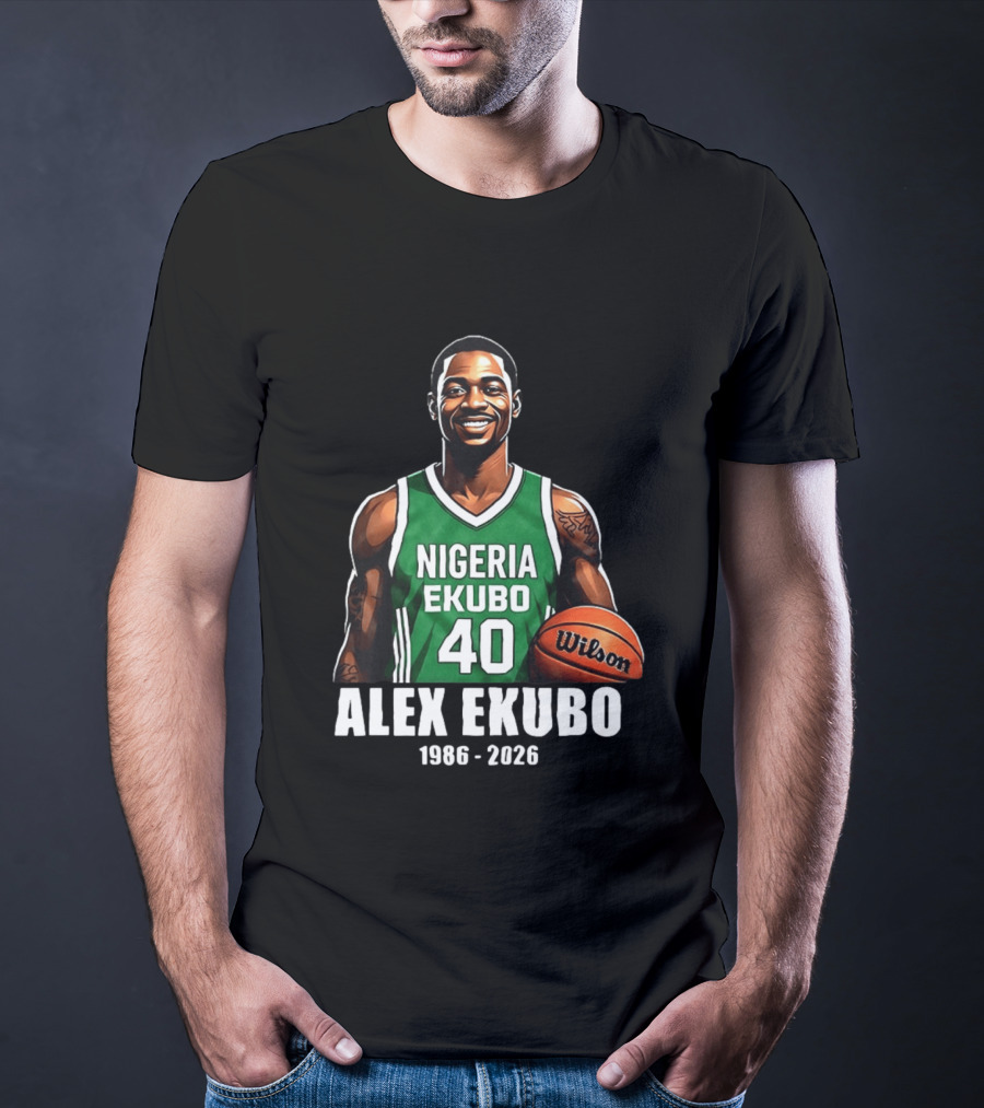 Alex Ekubo 1986 2026 Nollywood Nigeria Basketball Player T-Shirt