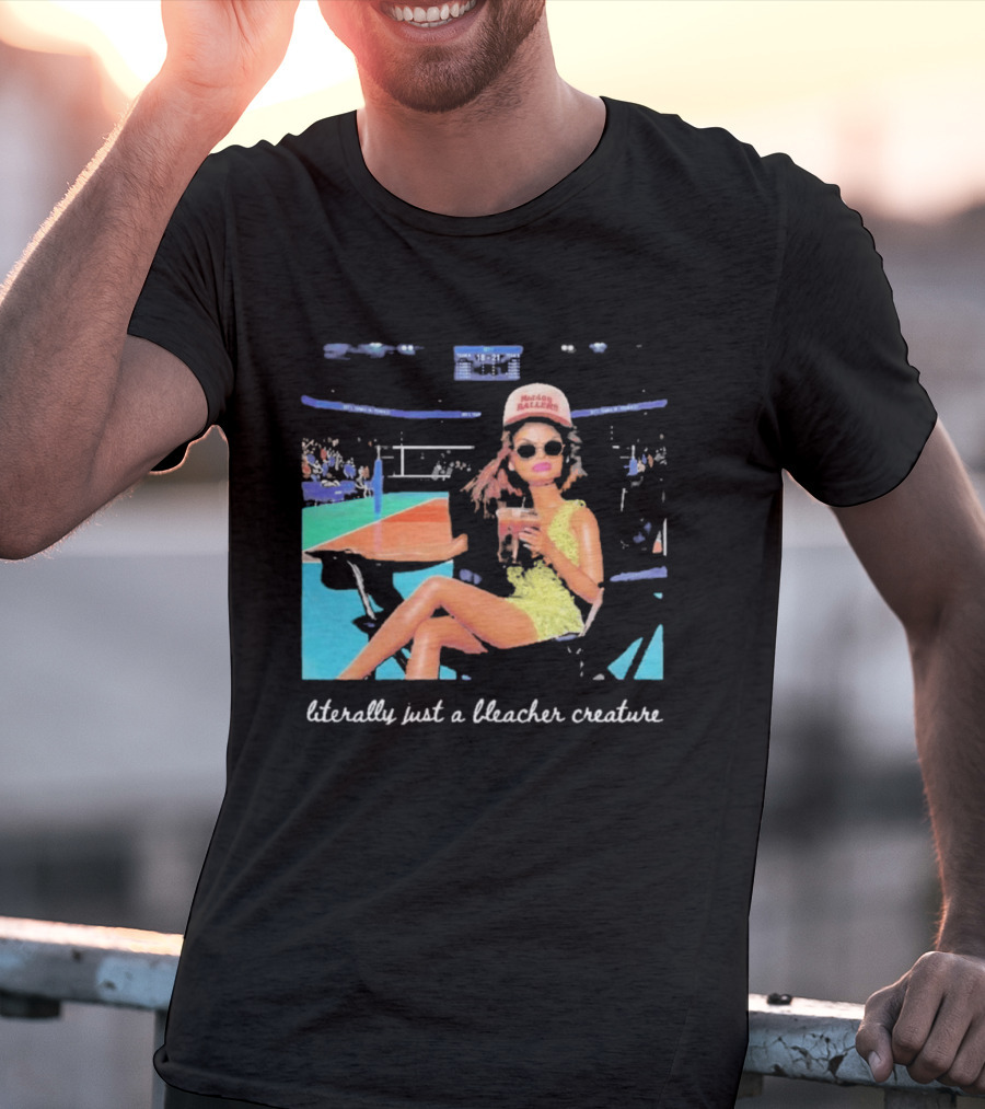 Barbie Maars Attack Volleyball Literally Just A Bleacher Creature T-Shirt