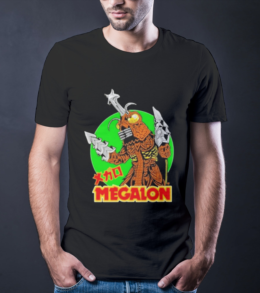 Cavitycolors Megalon Monster Kaiju Japanese Horror And Halloween T-Shirt