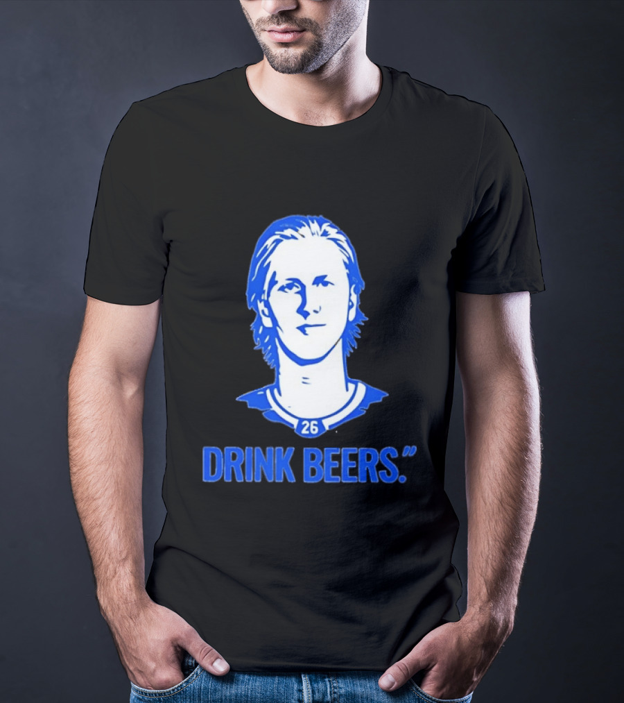 Sam Carrick Rasmus Dahlin Drink Beers Buffalo Sabres Hockey 26 T-Shirt
