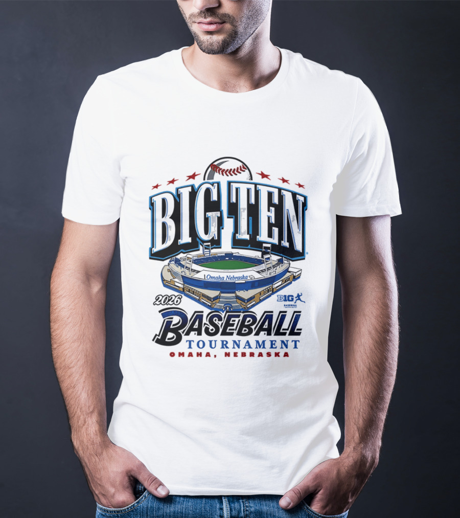 2026 Big Ten Baseball Tournament Omaha Nebraska T-Shirt