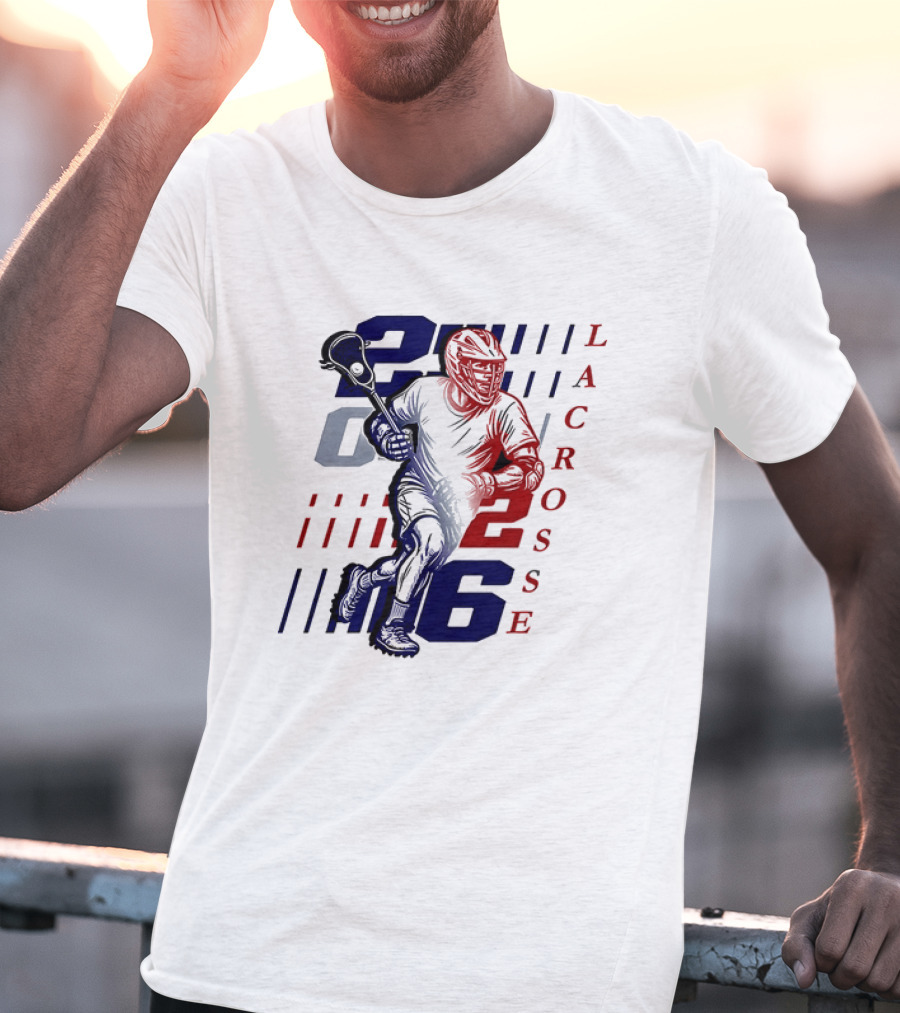 2026 Lacrosse Tournament Big Ten Championship Player Action T-Shirt