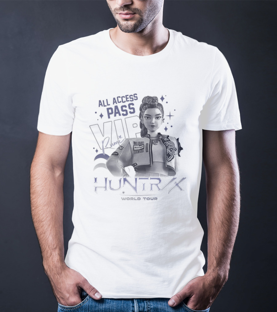 All Access Pass VIP Rumi KPop Demon Hunters Huntrix T-Shirt