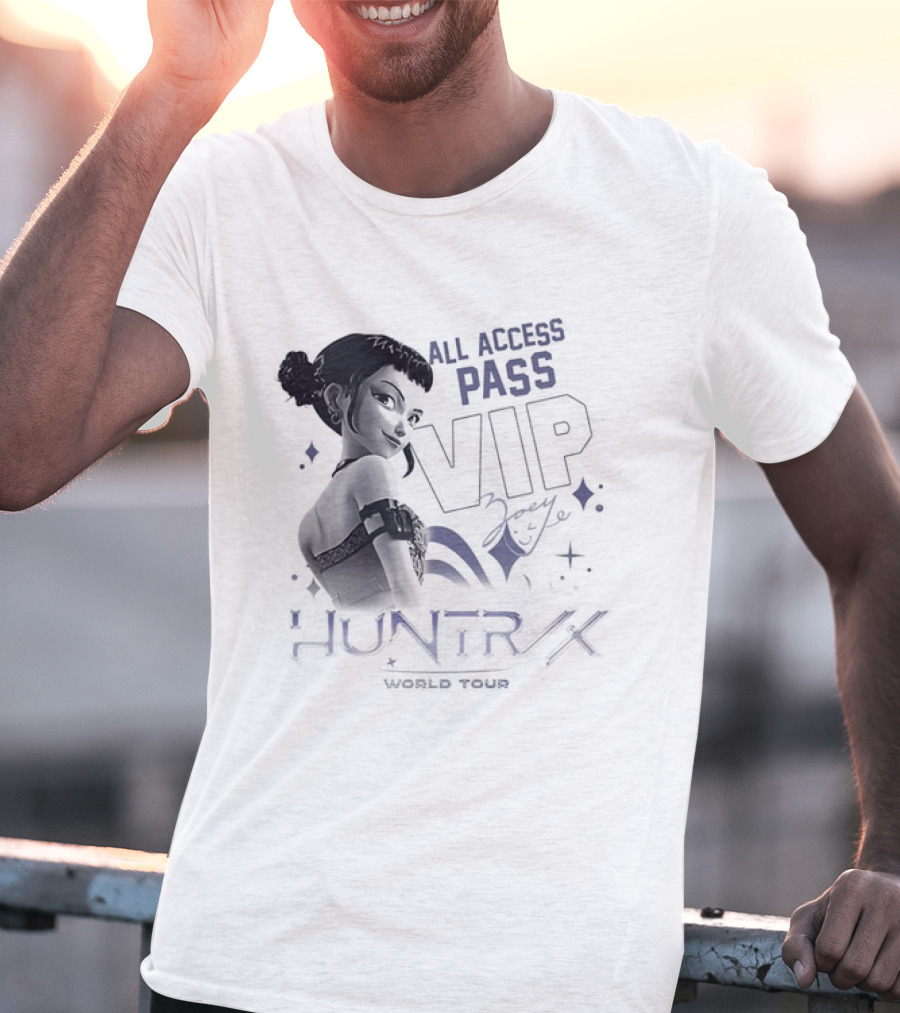 All Access Pass VIP KPop Demon Hunters Zoey T-Shirt