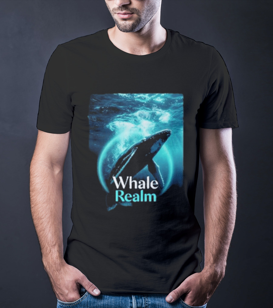 Whale Realm Cinematic Underwater Escape T-Shirt