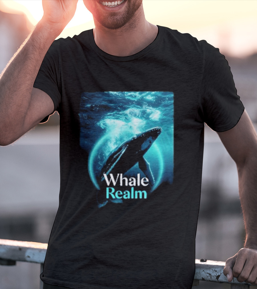 Whale Realm Cinematic Underwater Escape T-Shirt
