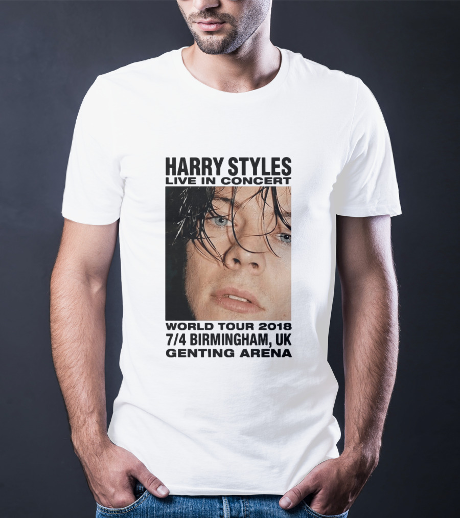 Harry Styles Live In Concert World Tour 2018 Birmingham UK Genting Arena T-Shirt