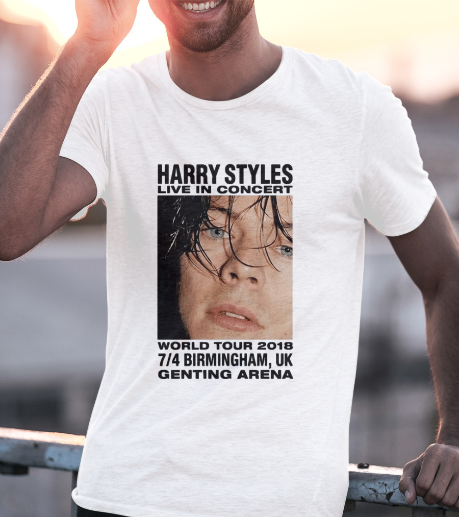 Harry Styles Live In Concert World Tour 2018 Birmingham UK Genting Arena T-Shirt