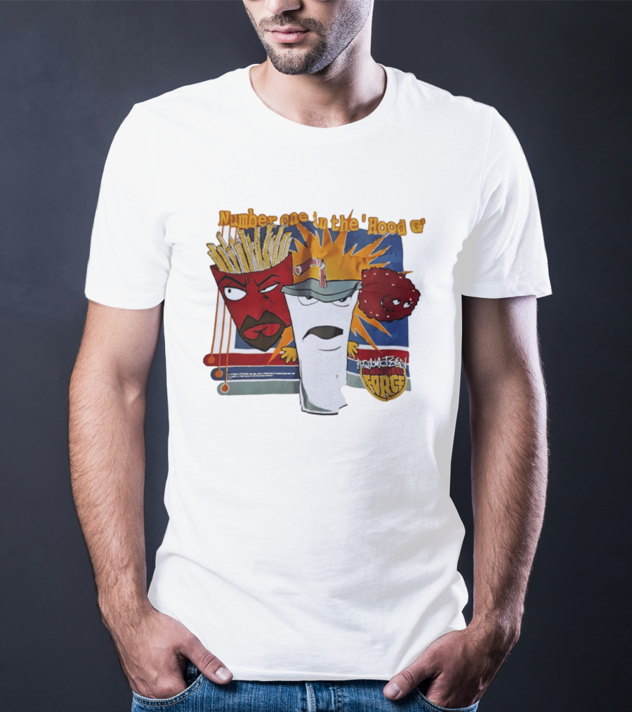 Number One In The 'Hood G Aqua Teen Hunger Force Frylock Master Shake Meatwad T-Shirt