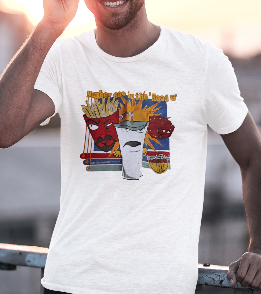 Number One In The 'Hood G Aqua Teen Hunger Force Frylock Master Shake Meatwad T-Shirt