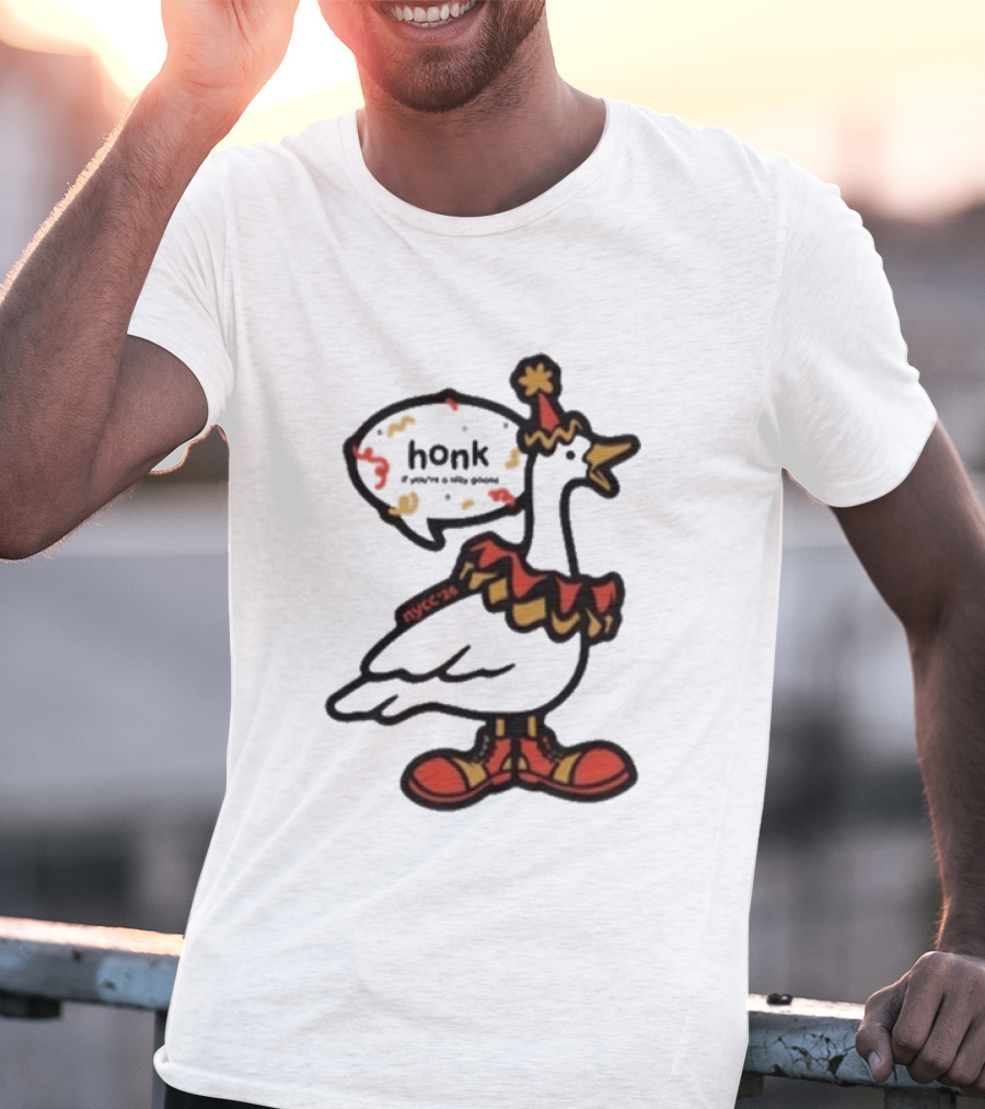 New York Comic Con 2026 Silly Goose Honk NYCC '26 T-Shirt