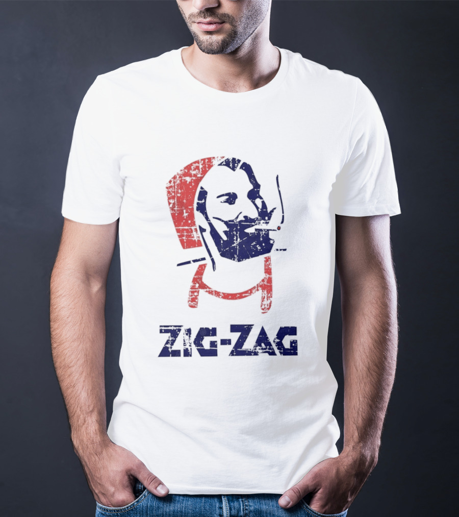 Zouave Soldier Zig Zag Smoking T-Shirt