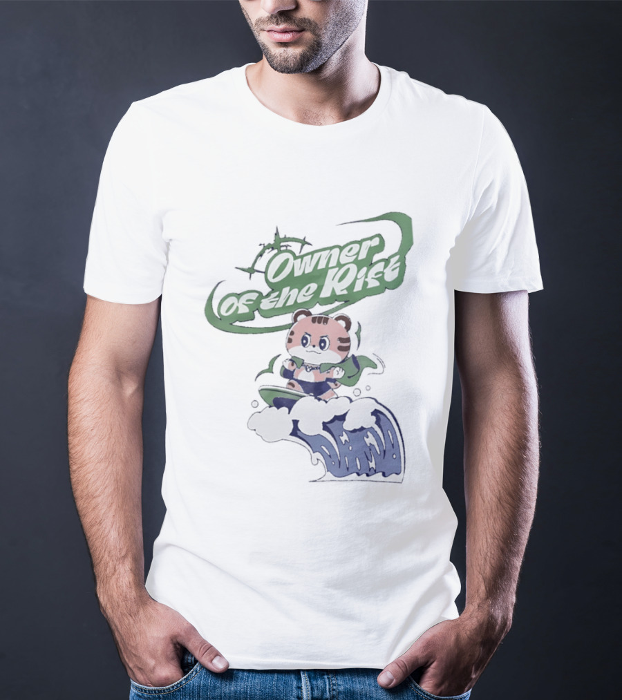 Owner Of The Waves Tiger Surfing Adventure T-Shirt