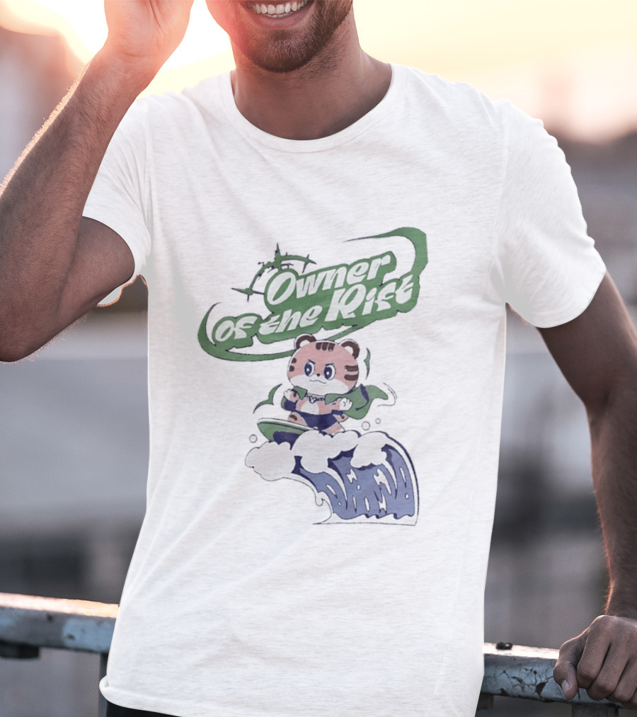 Owner Of The Waves Tiger Surfing Adventure T-Shirt