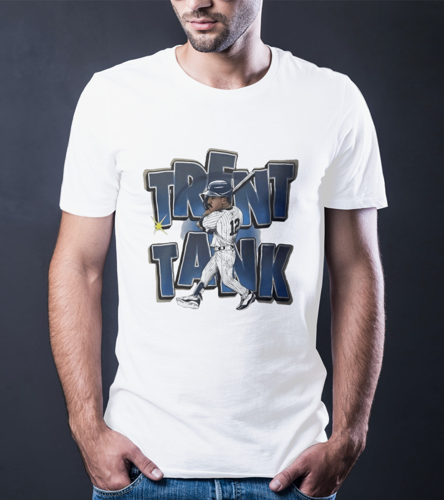 Trent Tank Baseball Homerun Player Number 12 T-Shirt