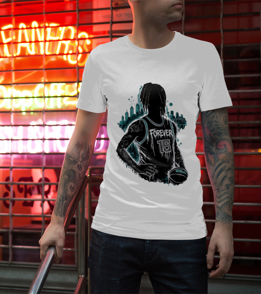 Brandon Clarke Forever 15 Memphis Grizzlies Basketball City Skyline Wilson T-Shirt