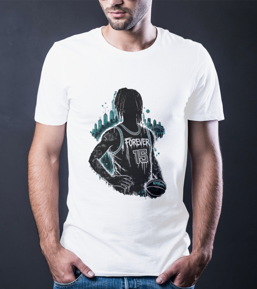 Brandon Clarke Forever 15 Memphis Grizzlies Basketball City Skyline Wilson T-Shirt