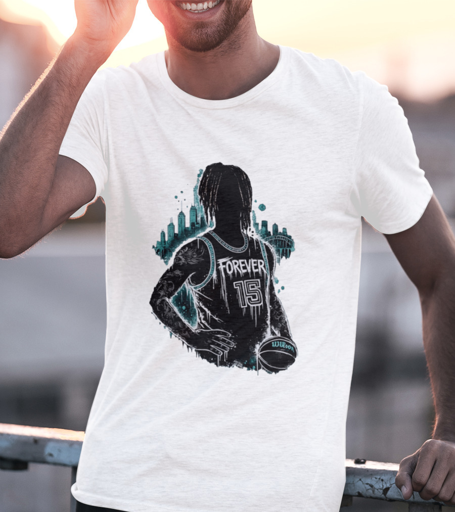 Brandon Clarke Forever 15 Memphis Grizzlies Basketball City Skyline Wilson T-Shirt