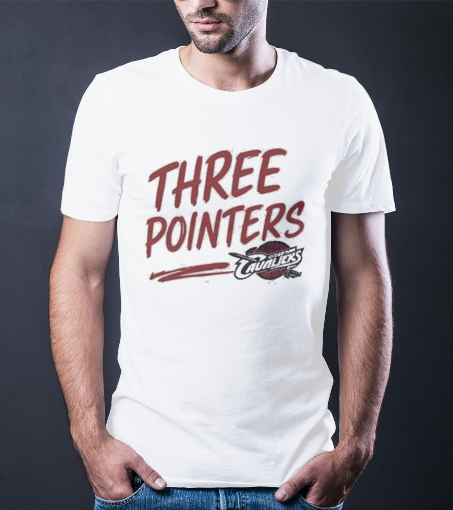 Three Pointers Cleveland Cavaliers Team T-Shirt