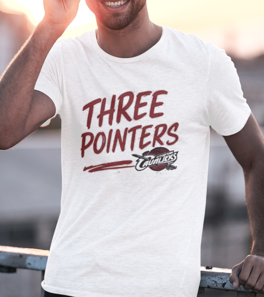 Three Pointers Cleveland Cavaliers Team T-Shirt