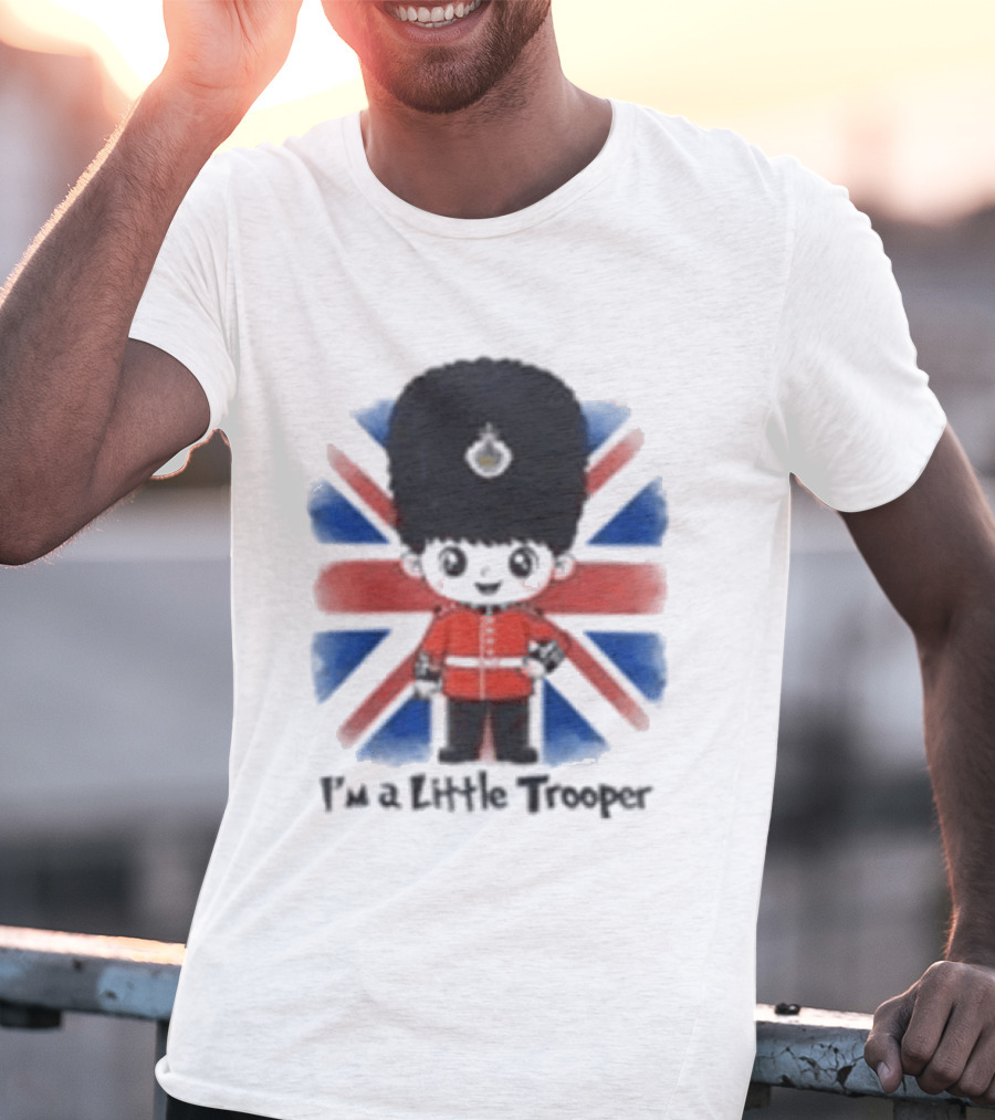 England I'm A Little Trooper British Guard With Union Jack T-Shirt