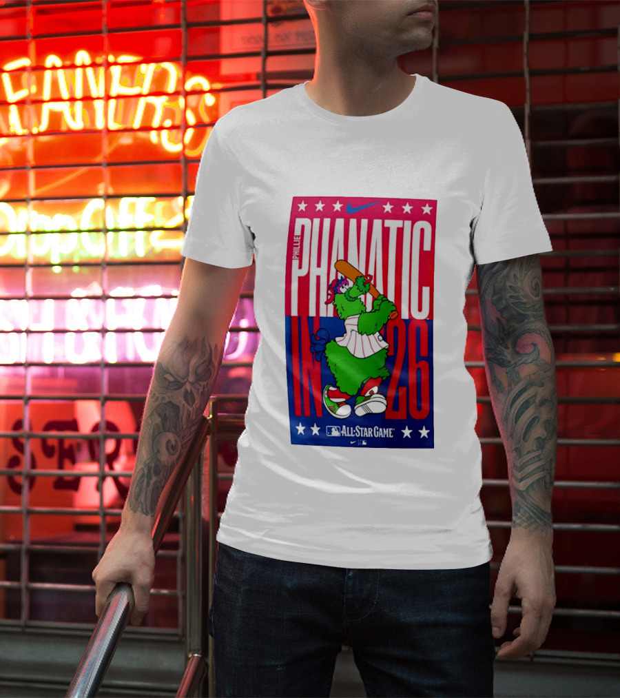 Phillie Phanatic MLB All Star Game 2026 Nike T-Shirt