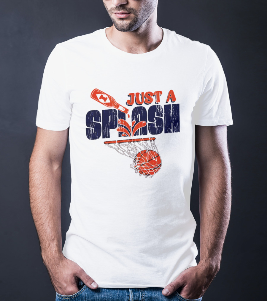 Illinois Fighting Illini Hot Ones Just A Splash Basketball T-Shirt