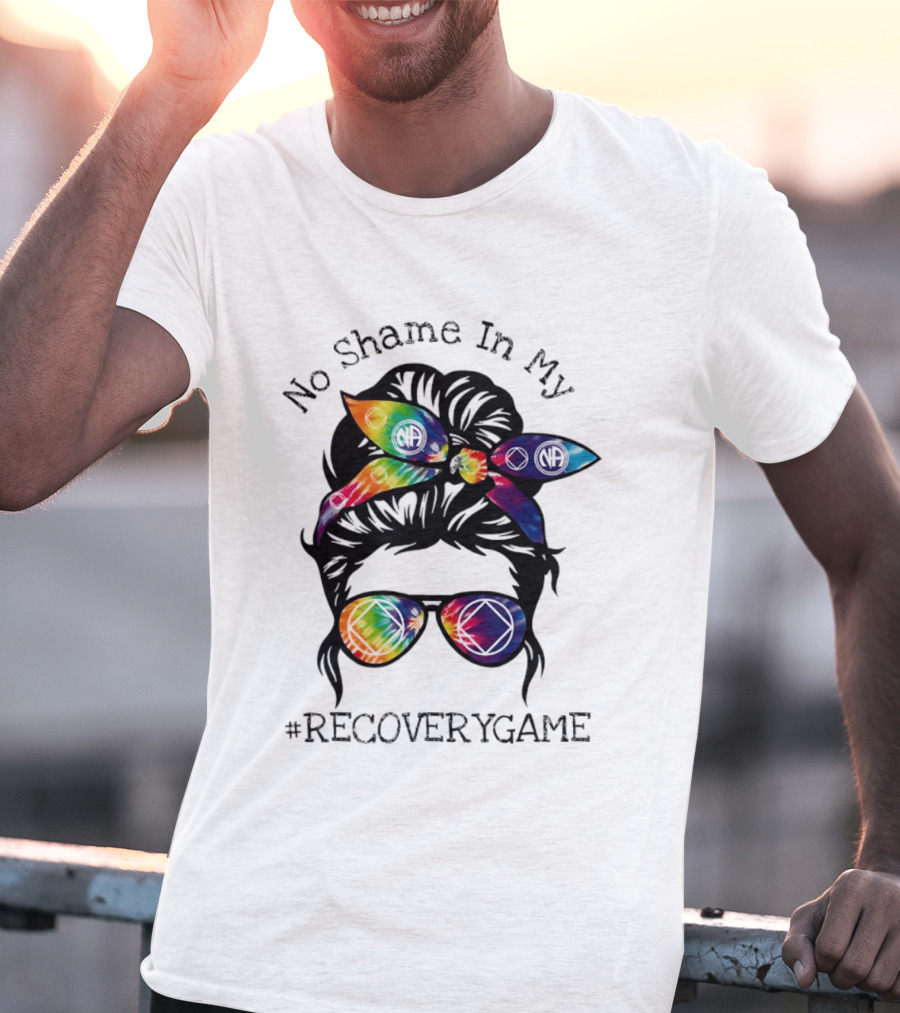 No Shame In My Recoverygame Narcotics Anonymous Alcoholics Anonymous T-Shirt
